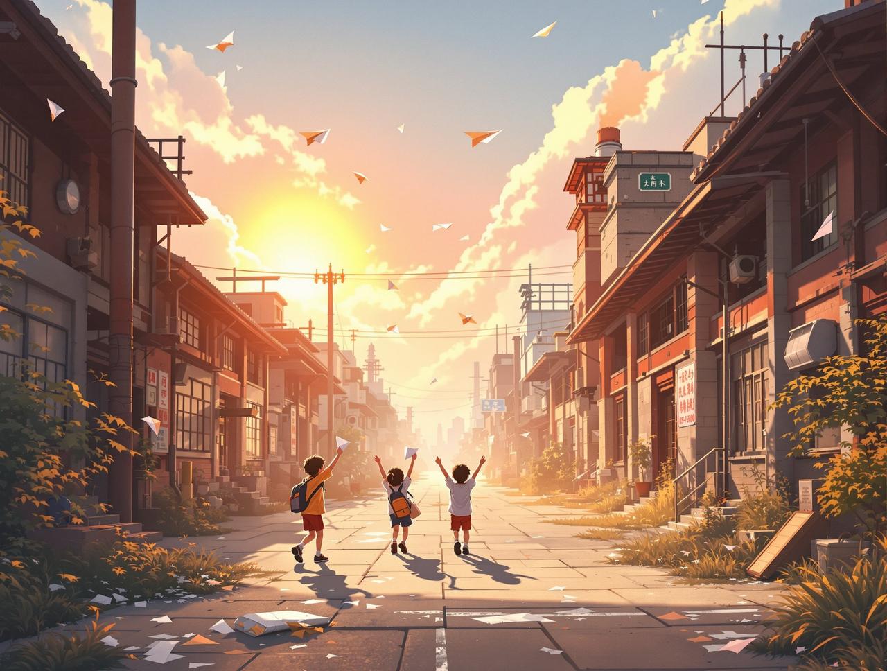 穿越短剧作品《纸飞机》- 年代记忆题材短剧